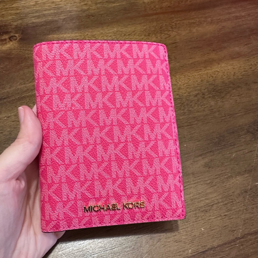 Michael Kors Fuchsia Travel Wallet